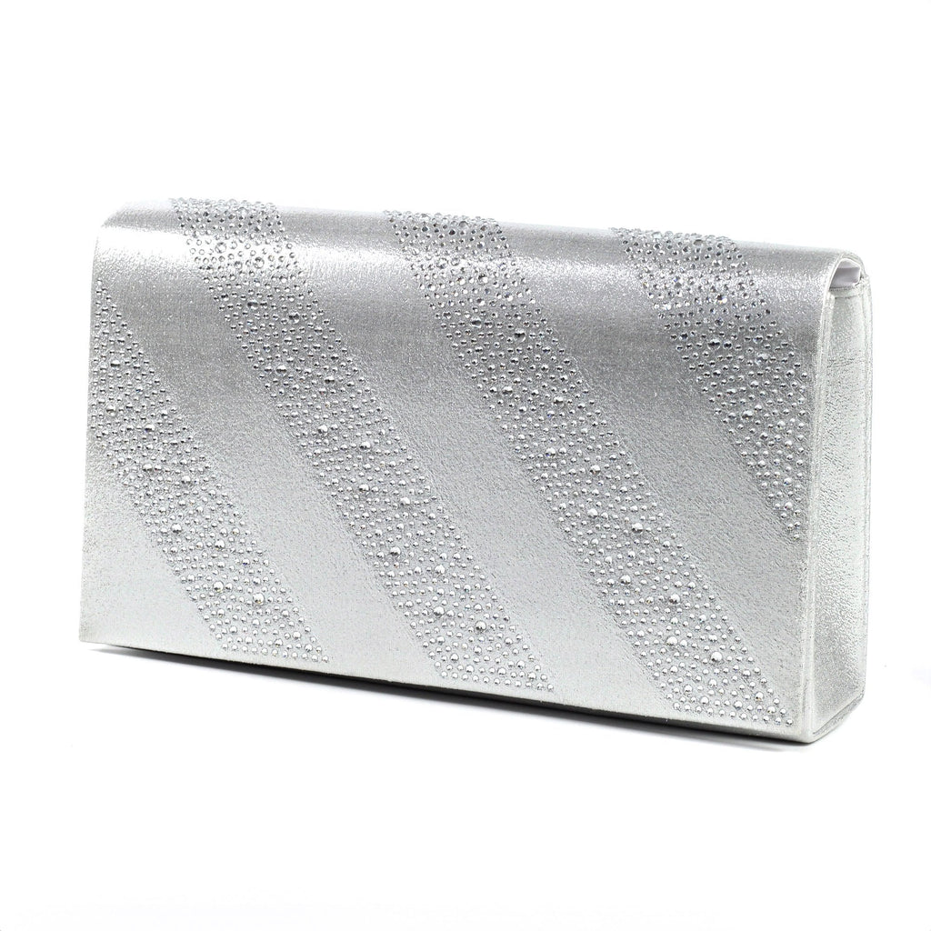 Emmerline Silver Clutch