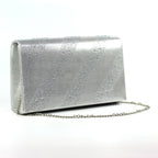 Emmerline Silver Clutch