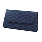 Audrina Navy Clutch Bag