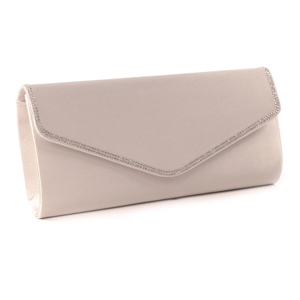 Tatiana Nude Clutch Bag