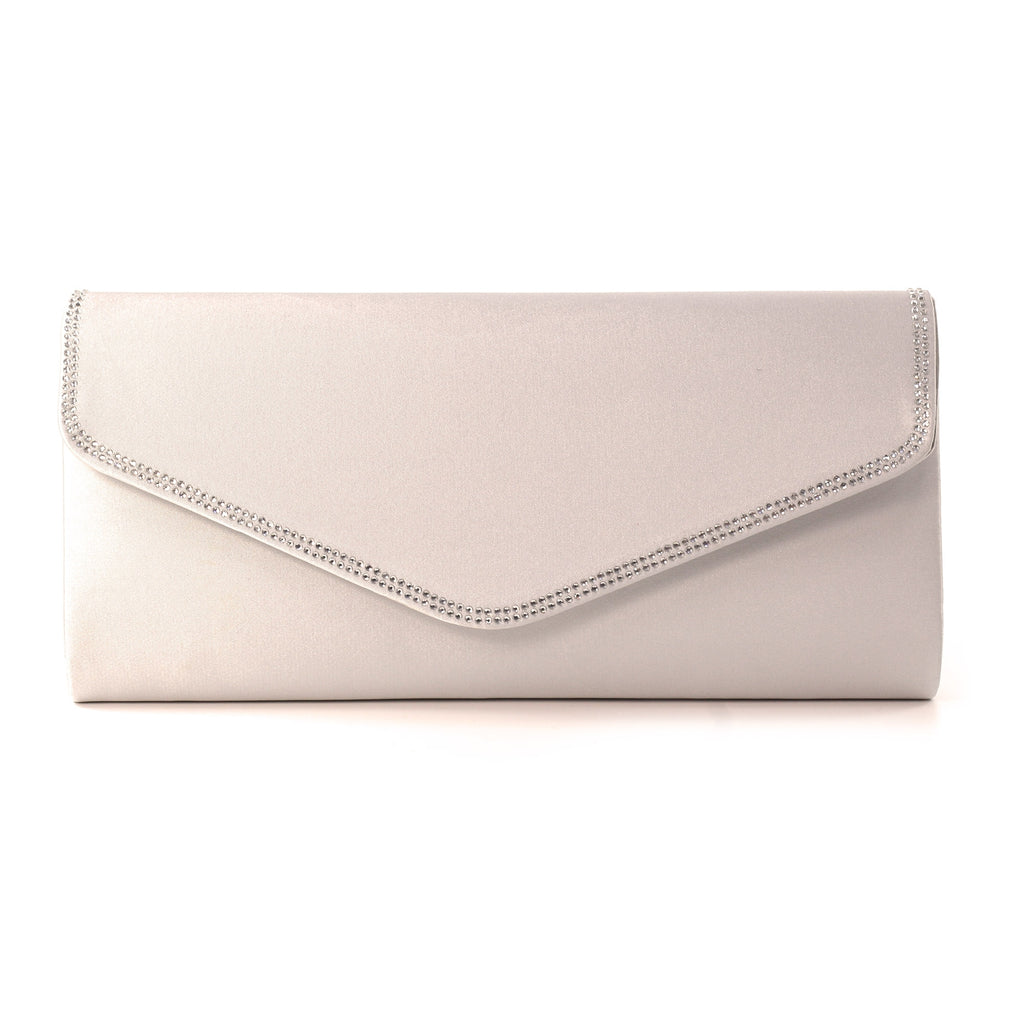 Tatiana Nude Clutch Bag