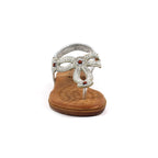 Iona Silver Sandal