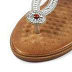 Iona Silver Sandal