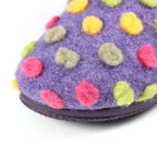 Montreal Purple Mule Slipper
