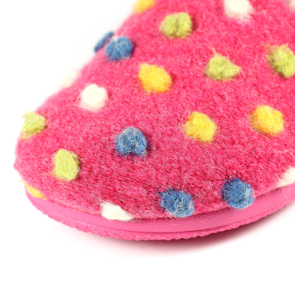 Montreal Pink Mule Slipper