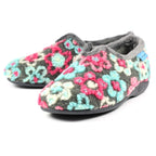 Hippy Grey Flower Full Slipper