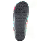 Hippy Grey Flower Full Slipper