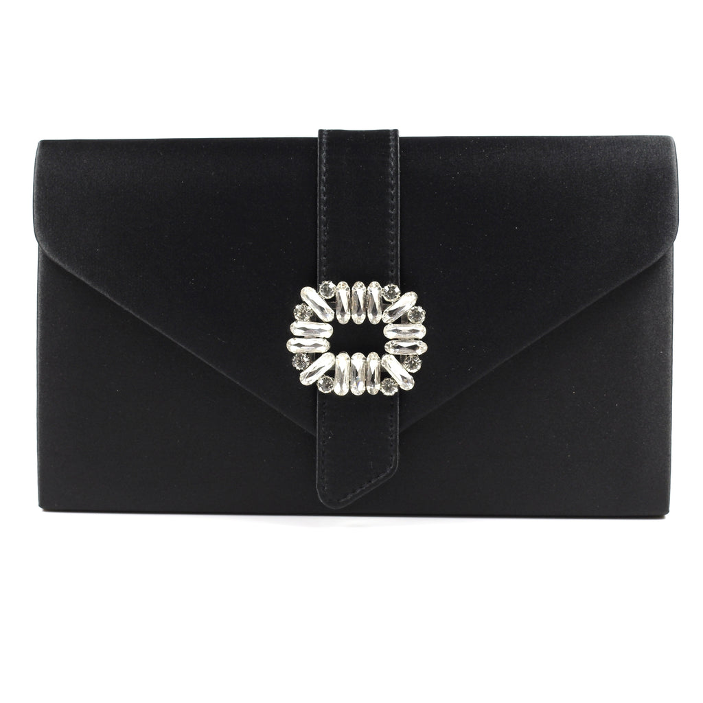 Venice Black Satin Bag