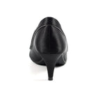 Ripley Black Satin Peep Toe