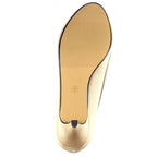 Ripley Champagne Satin Peep Toe
