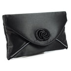 Ripley Black Satin Bag