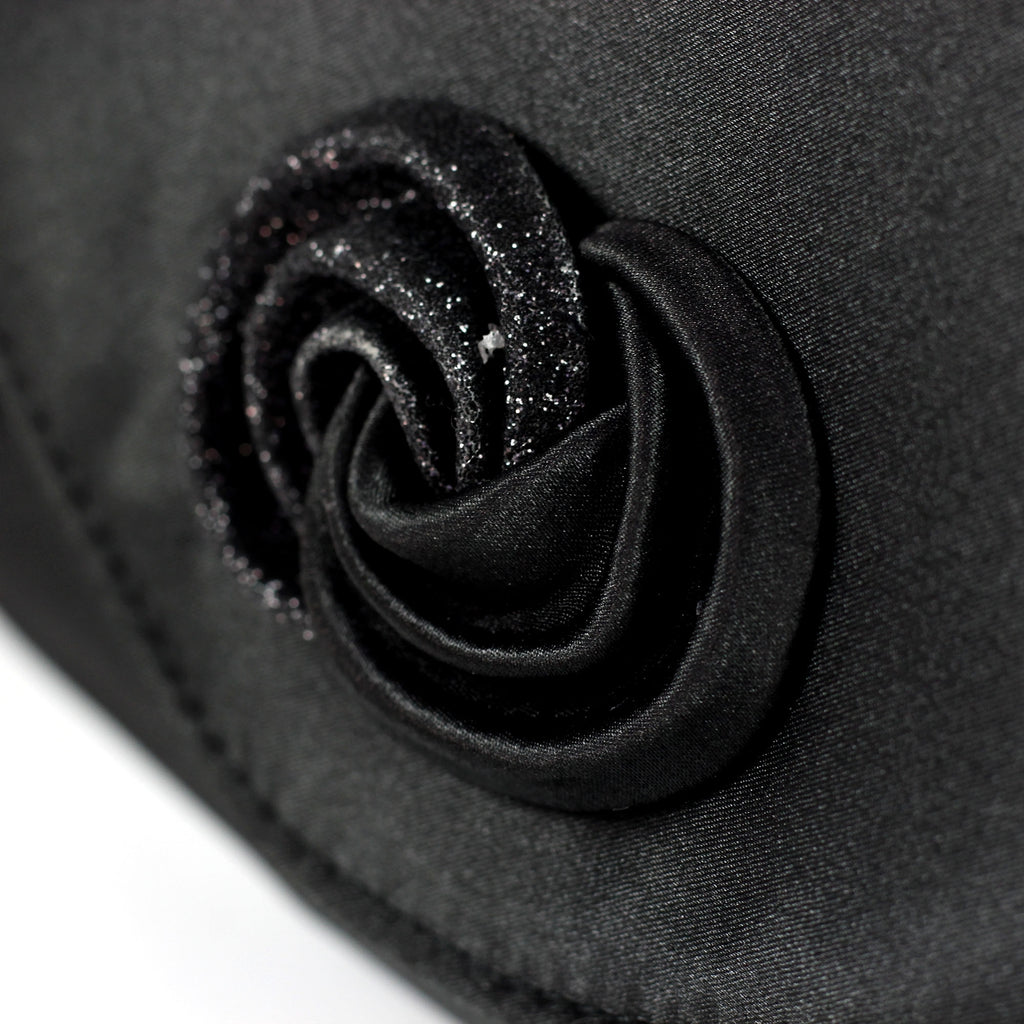 Ripley Black Satin Bag