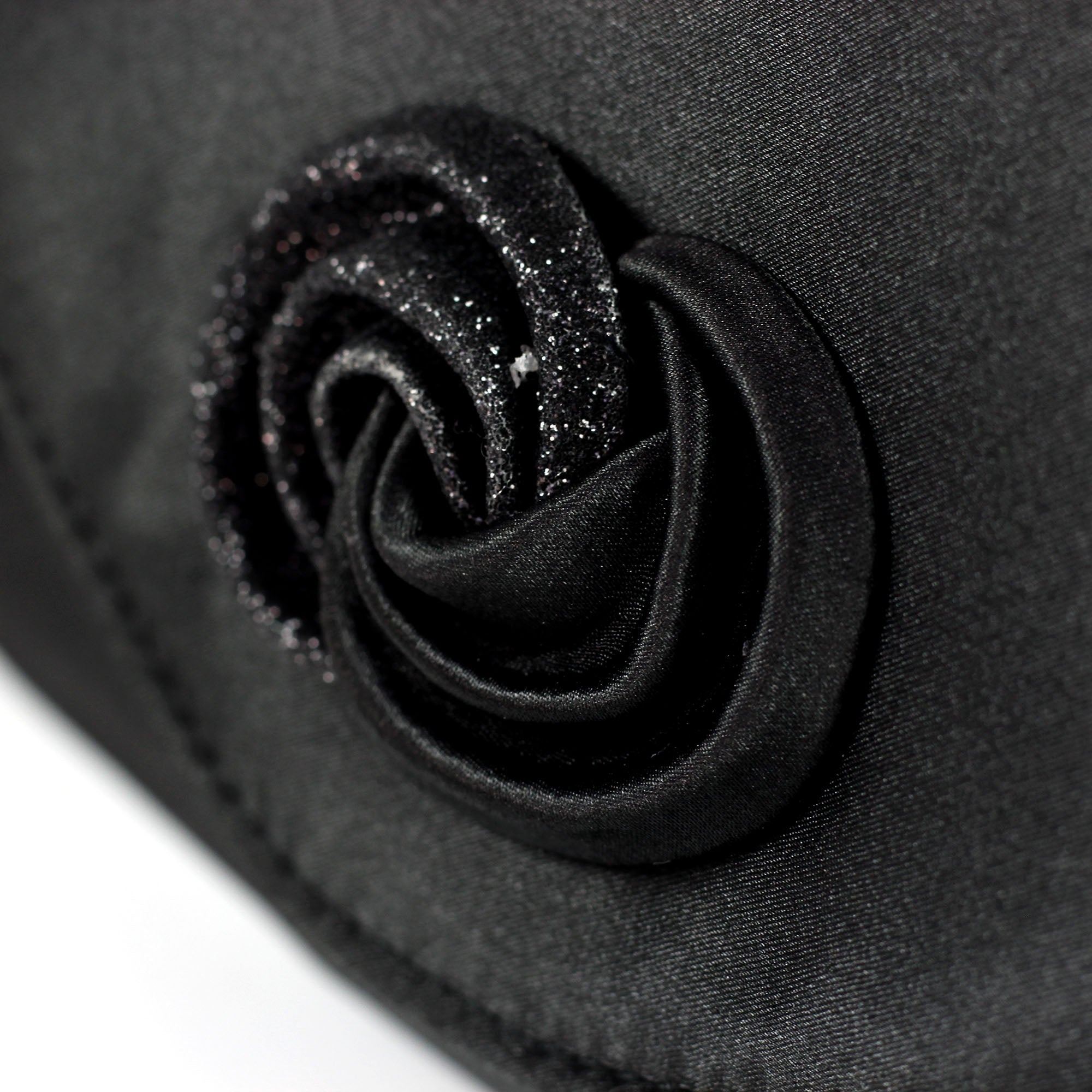 Ripley Black Satin Bag
