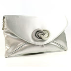 Ripley Silver Satin Bag