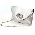 Ripley Silver Satin Bag