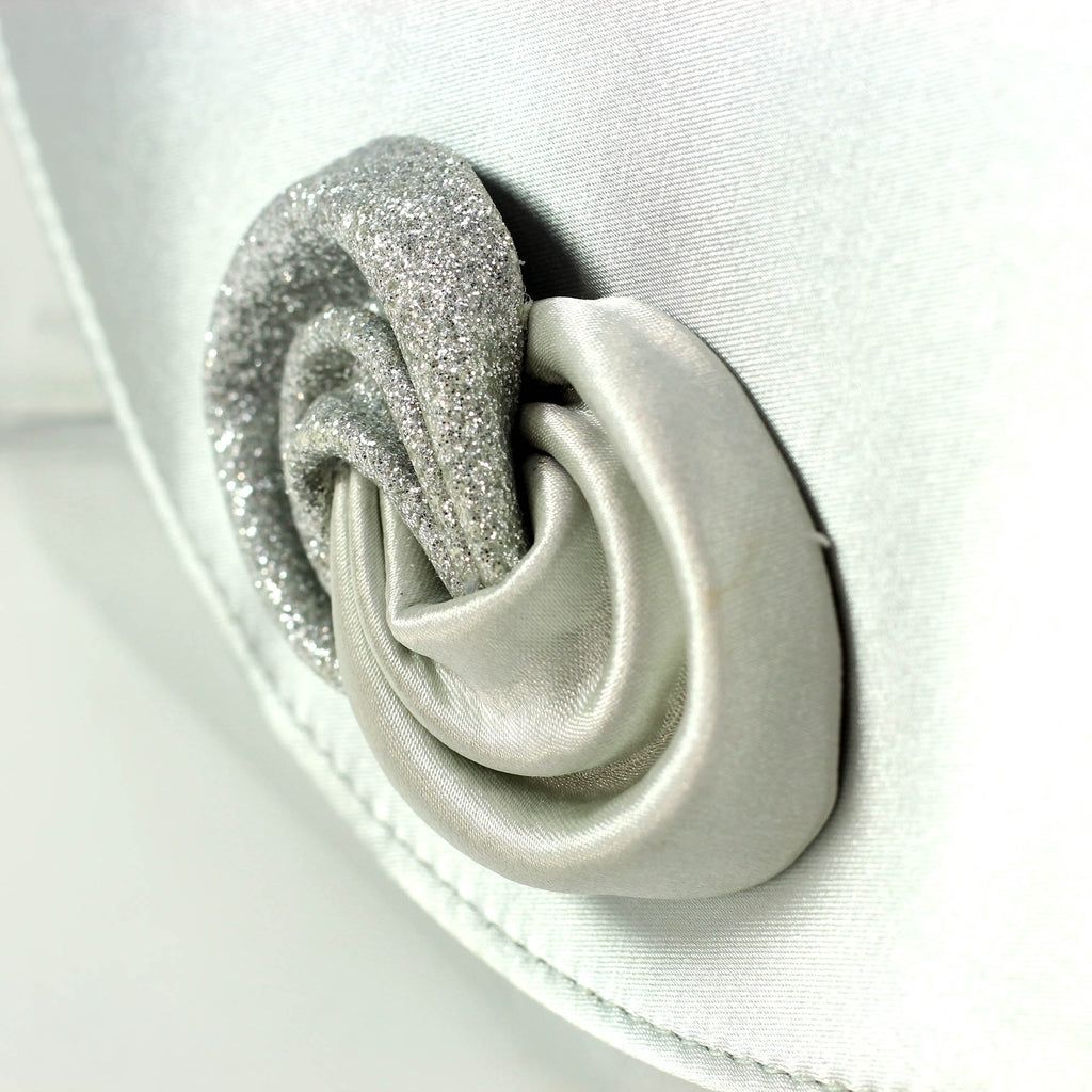 Ripley Silver Satin Bag