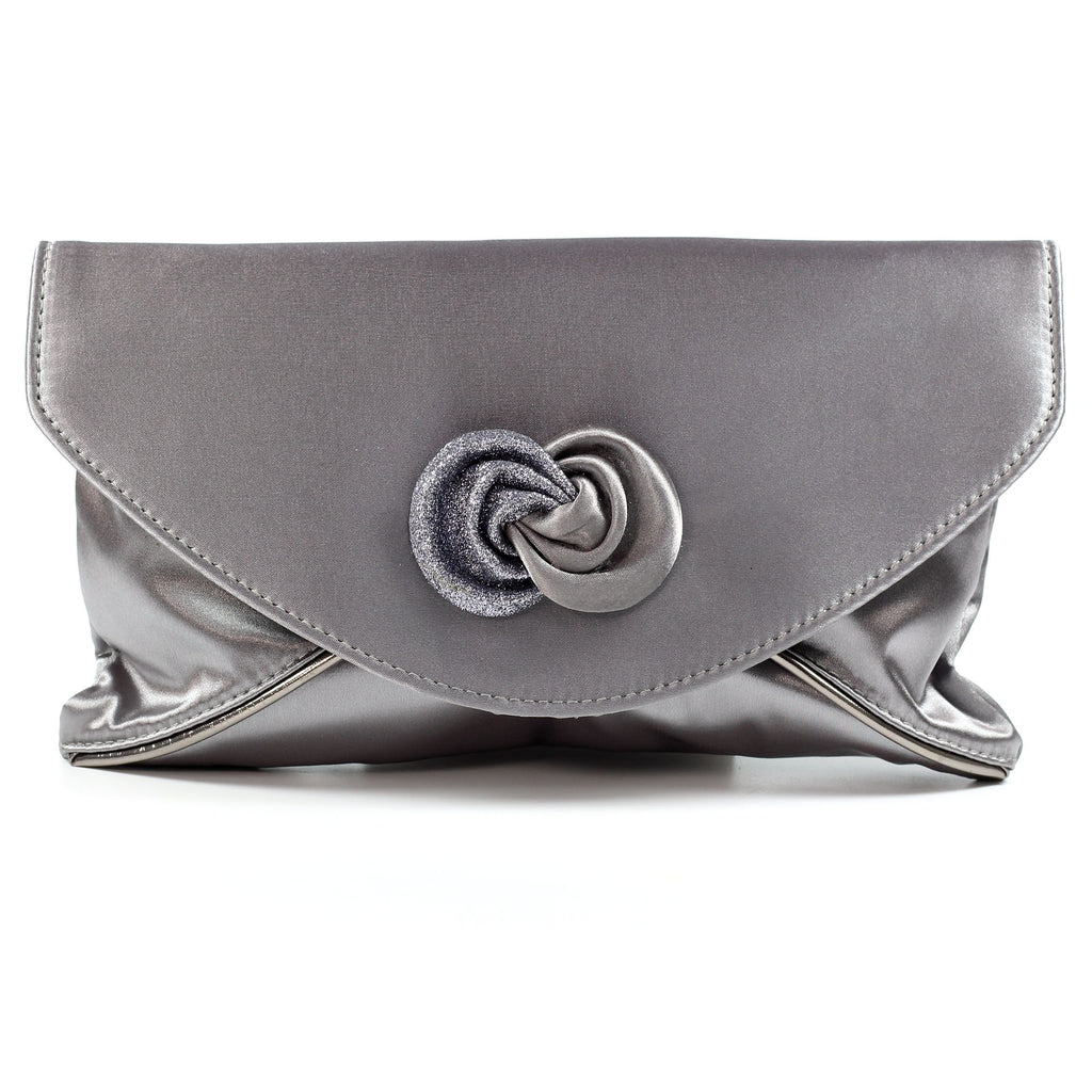 Ripley Grey Satin Bag