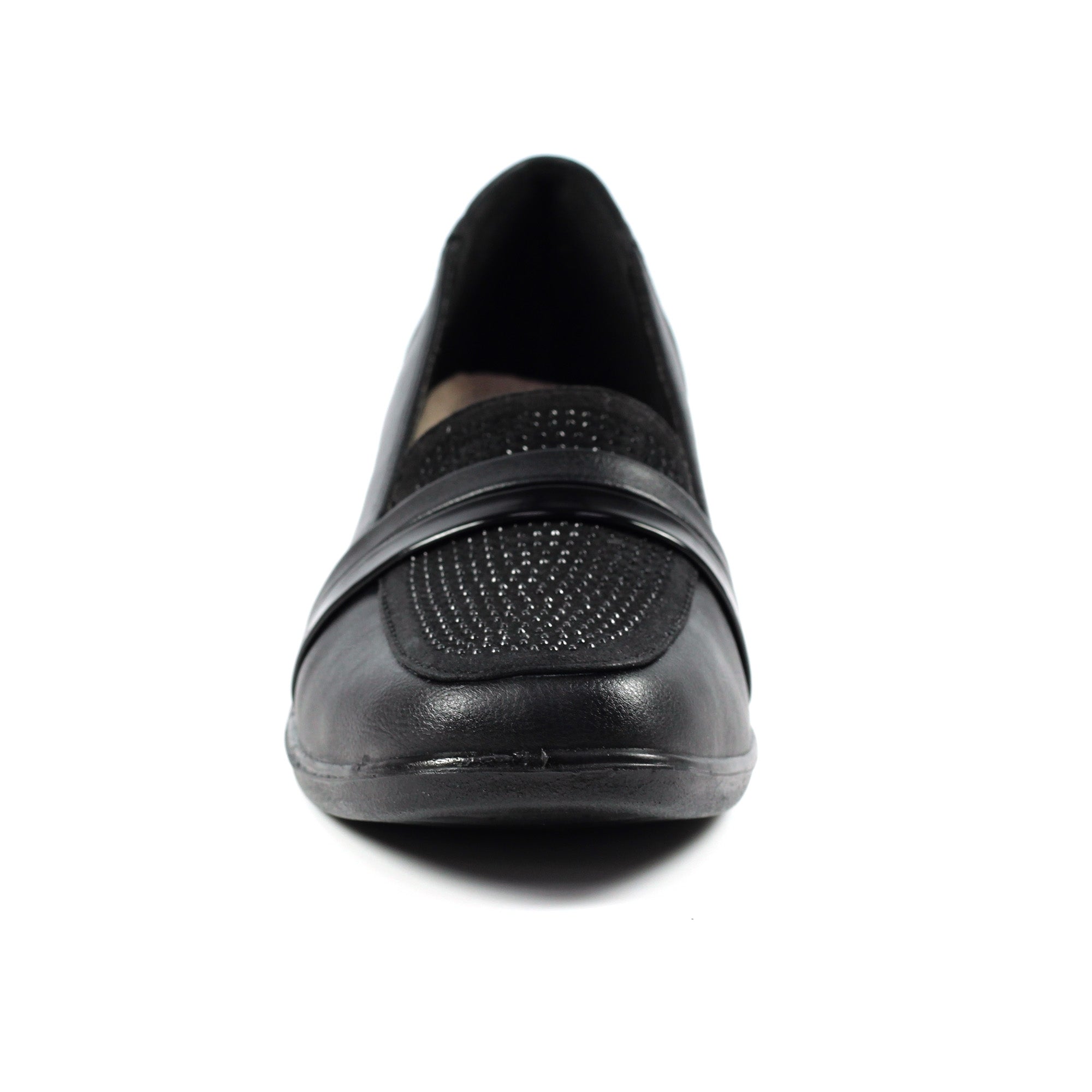 Esther Black Comfort Wedge Shoe