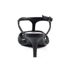 Francie Wide Fit Black Gemstone Sandal