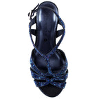 Francie Wide Fit Blue Gemstone Sandal
