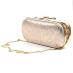Francie Gold Gemstone Clutch Bag