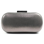Francie Pewter Gemstone Clutch Bag