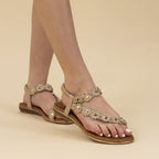 Charlotte II Rose Gold Sandal