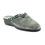 Michelle Grey Ocelot Slipper