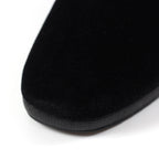 Michelle Black Ocelot Slipper
