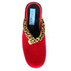 Michelle Red Ocelot Slipper