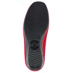 Paloma Red Leopard Trim Slipper