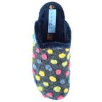 Montreal Blue Mule Slipper