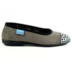 Jessie Grey Leopard Pump Slipper