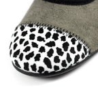 Jessie Grey Leopard Pump Slipper