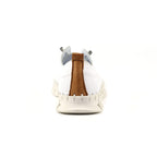 St Austell White Leather Plimsoll