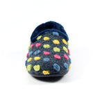 Helix Blue Polka Dot Slipper