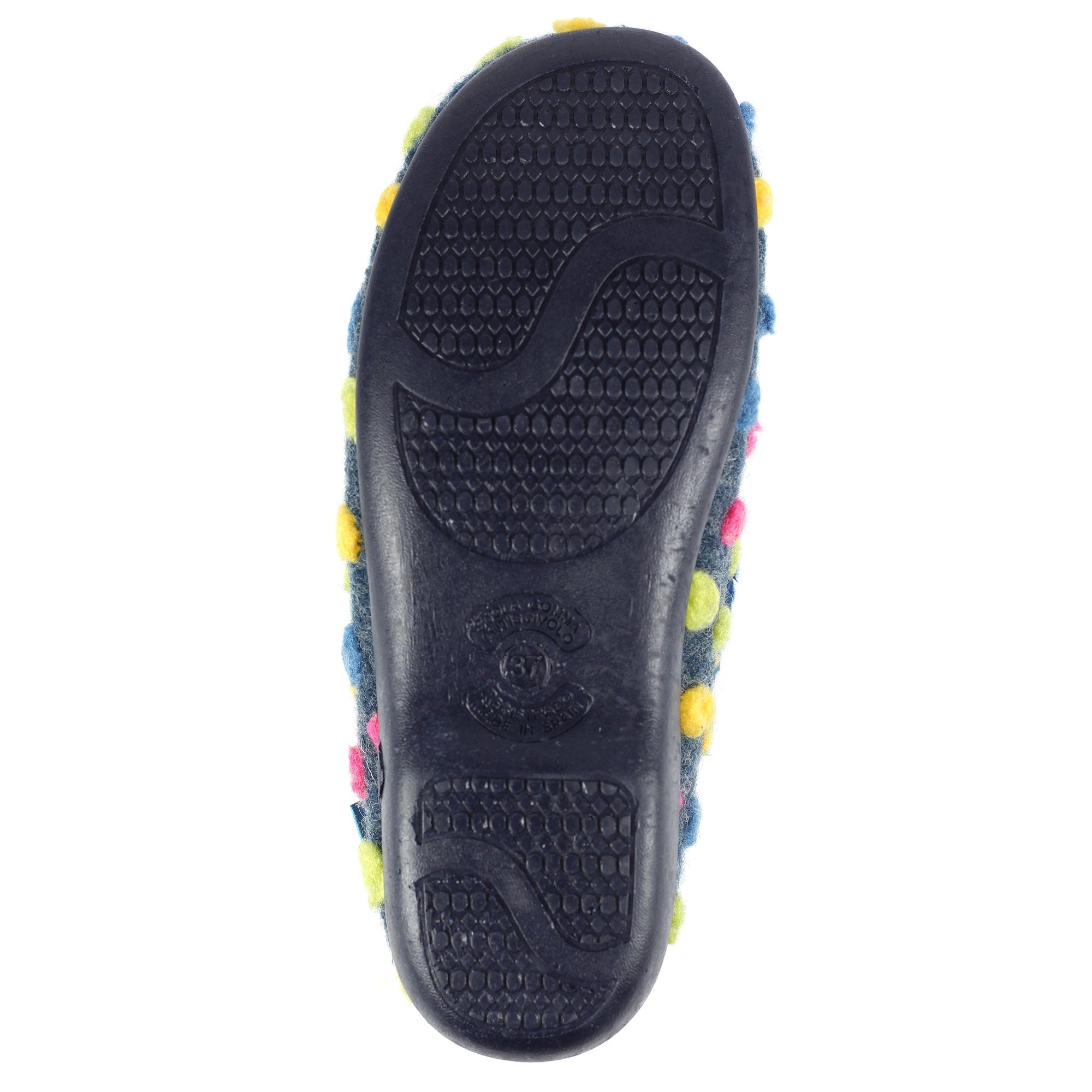 Helix Blue Polka Dot Slipper