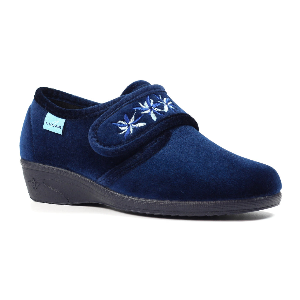 Paula II Navy Slipper