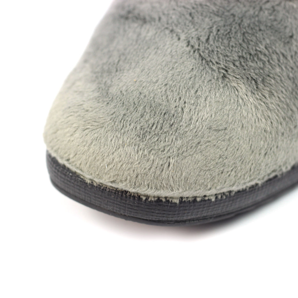 Paloma Grey Leopard Trim Slipper