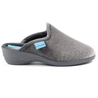 Audrey Grey Mule Slipper