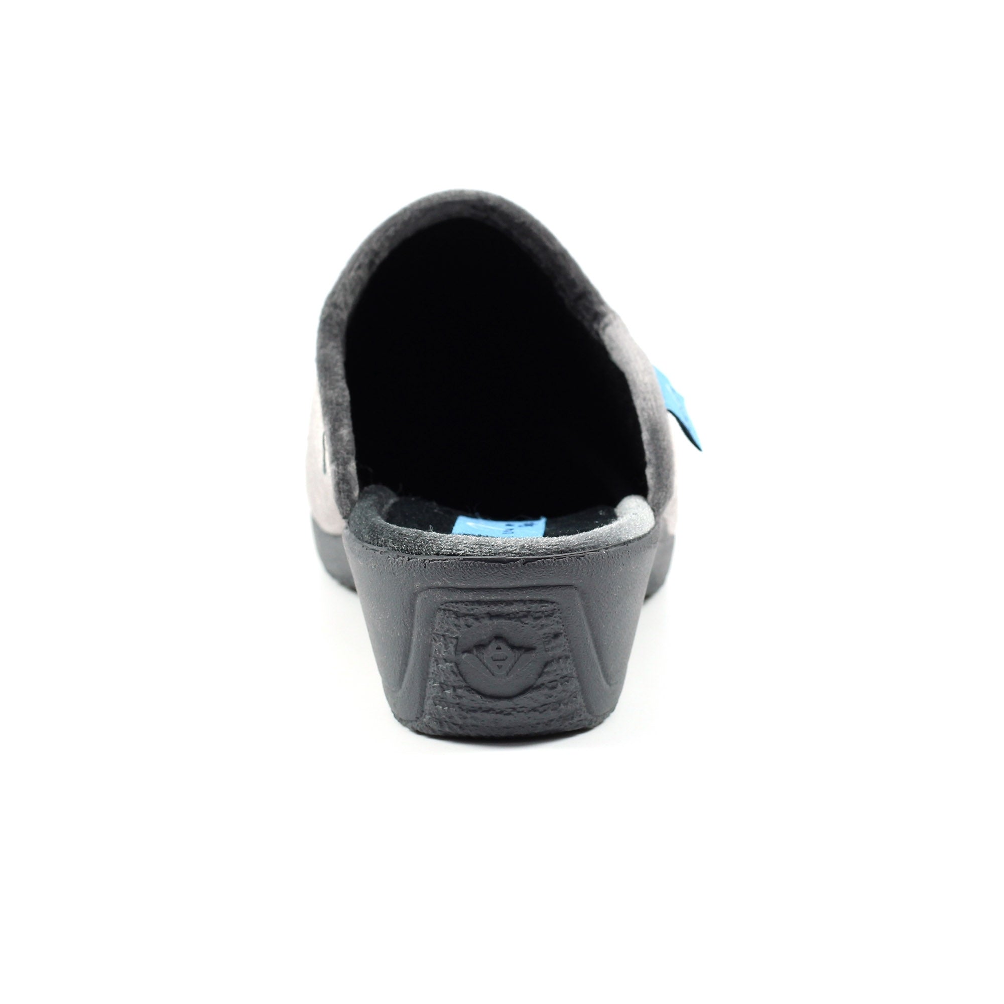 Audrey Grey Mule Slipper