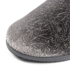 Audrey Grey Mule Slipper