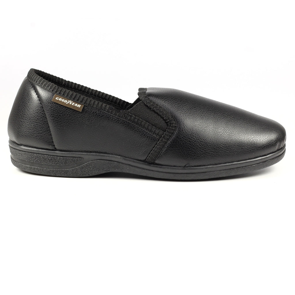 Trent Black Slipper