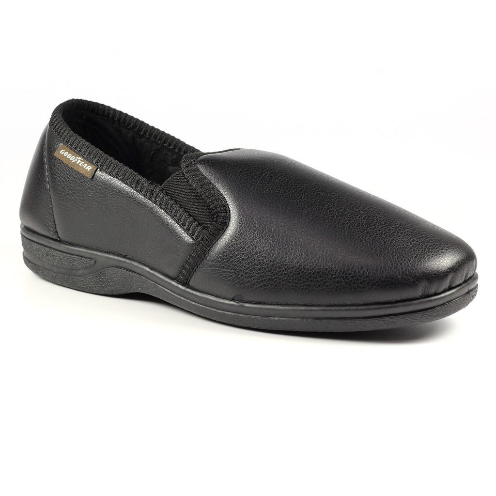 Trent Black Slipper
