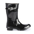 Sweden Black Mid-Calf Wellington