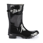 Sweden Black Mid-Calf Wellington