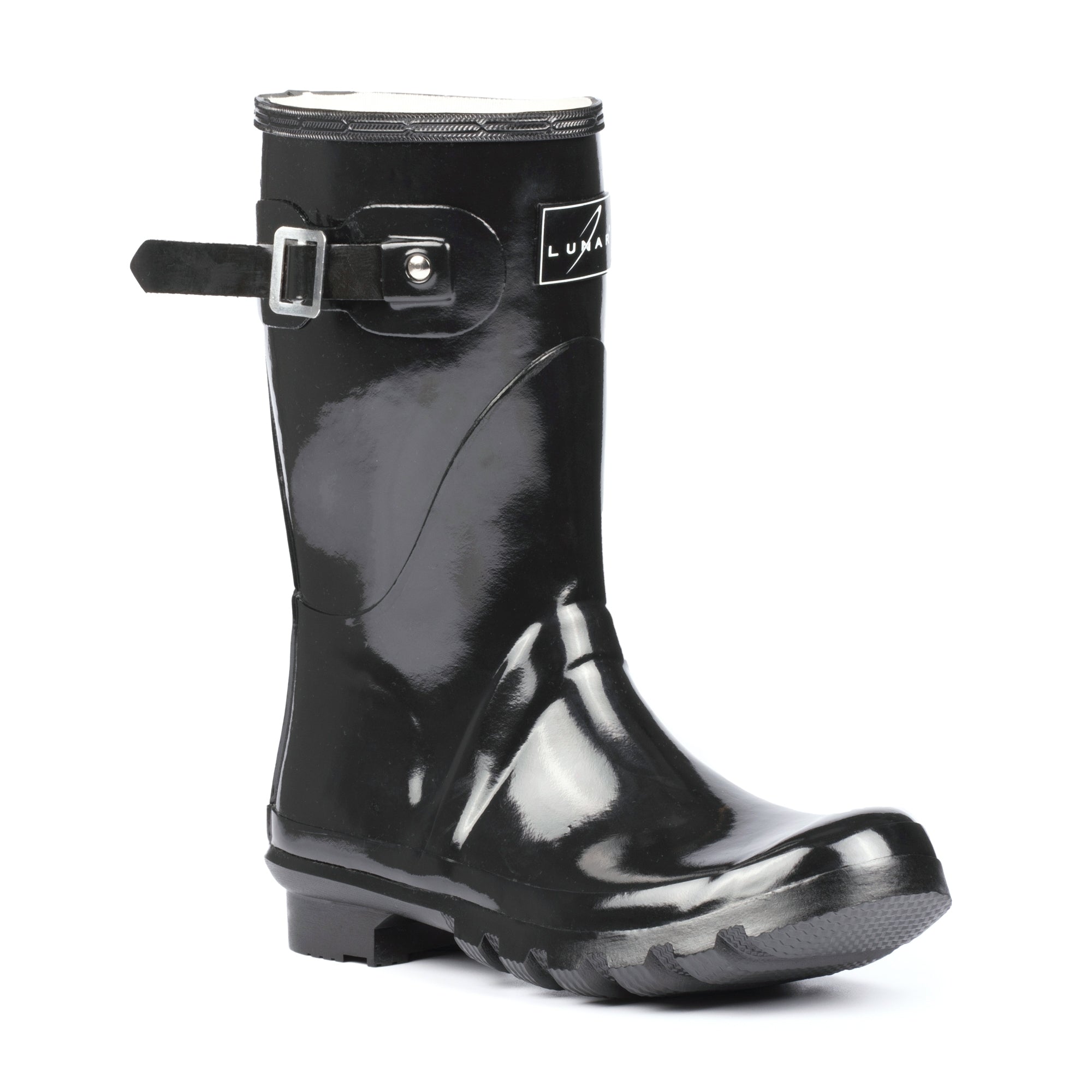 Sweden Black Mid-Calf Wellington
