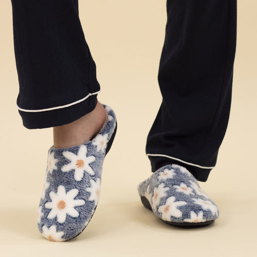 Plumeria Blue Slipper