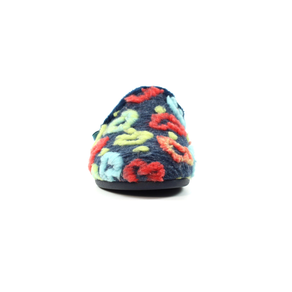 Valentine Navy Mule Slipper