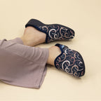 Erin II Navy Mule Slipper